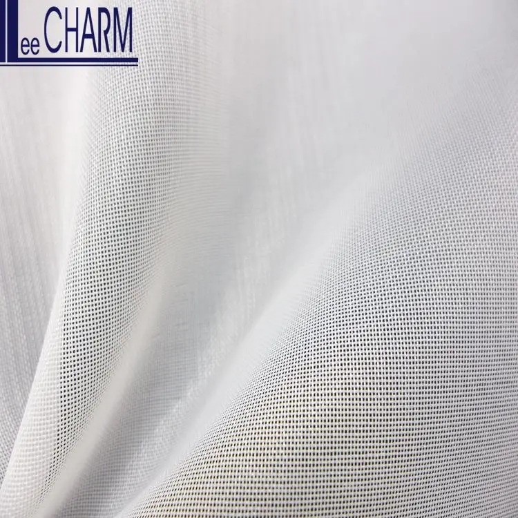 LCSH010 Wholesale Dye Polyester Organza Fabric Roll