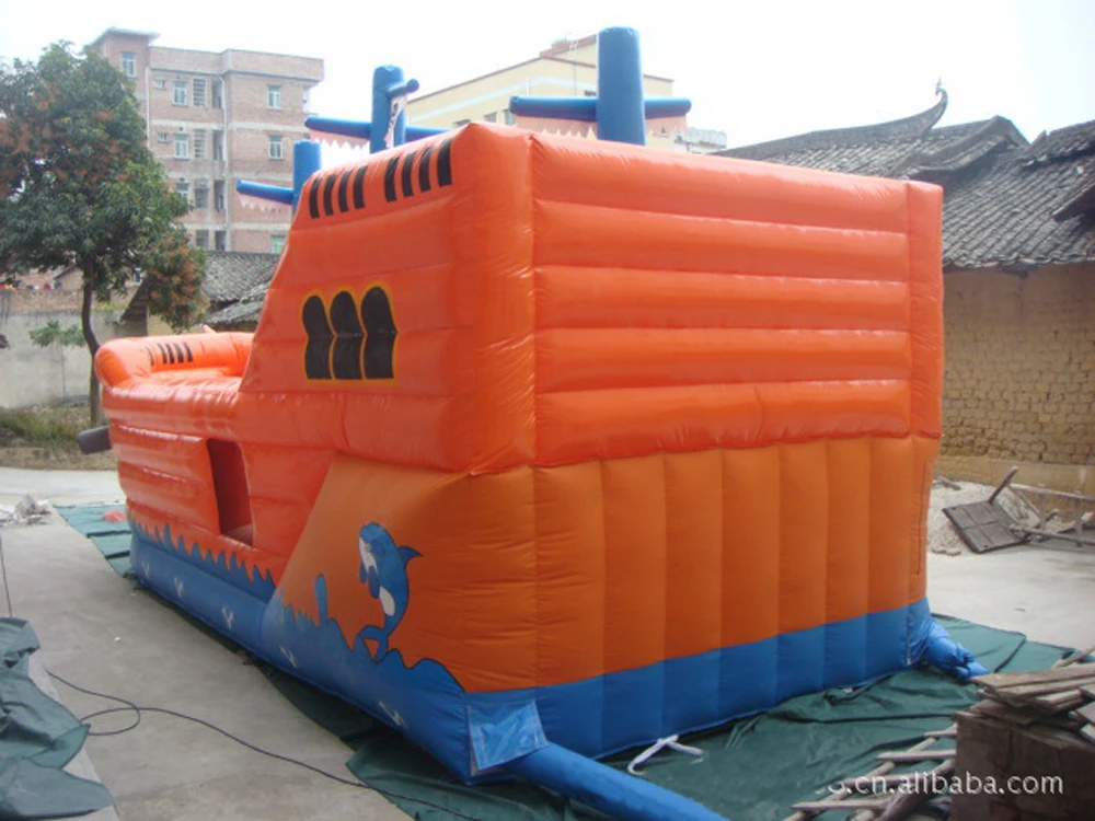 Outdoor inflatable amusement fun city corsair inflatable fun city for kids