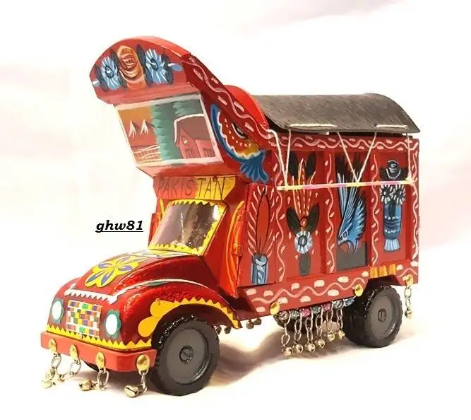 Pakistani  Wooden fancy truck  All work done on the wooden truck is handmade and real truck art.
