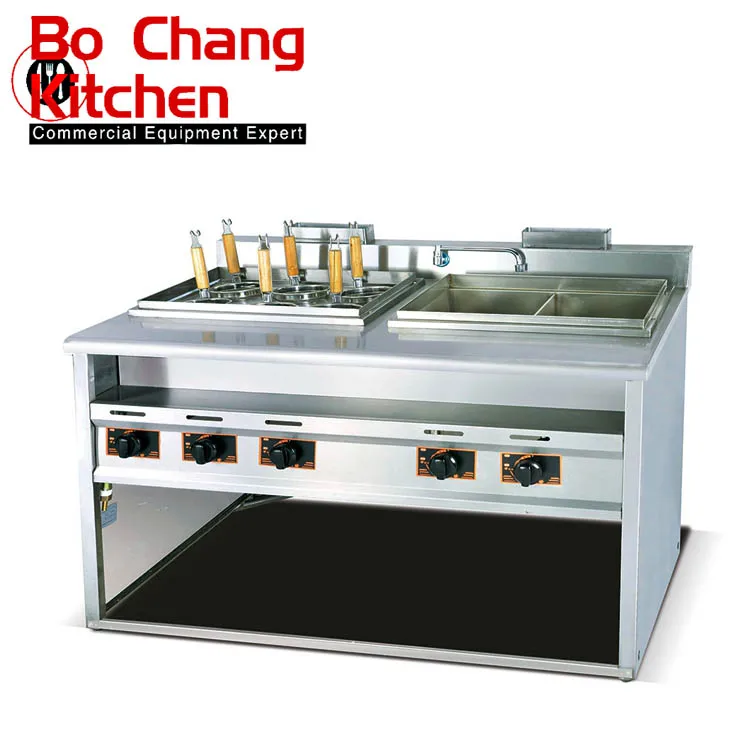 commercial cheap price hot sale counter top gas pasta cooker for catering