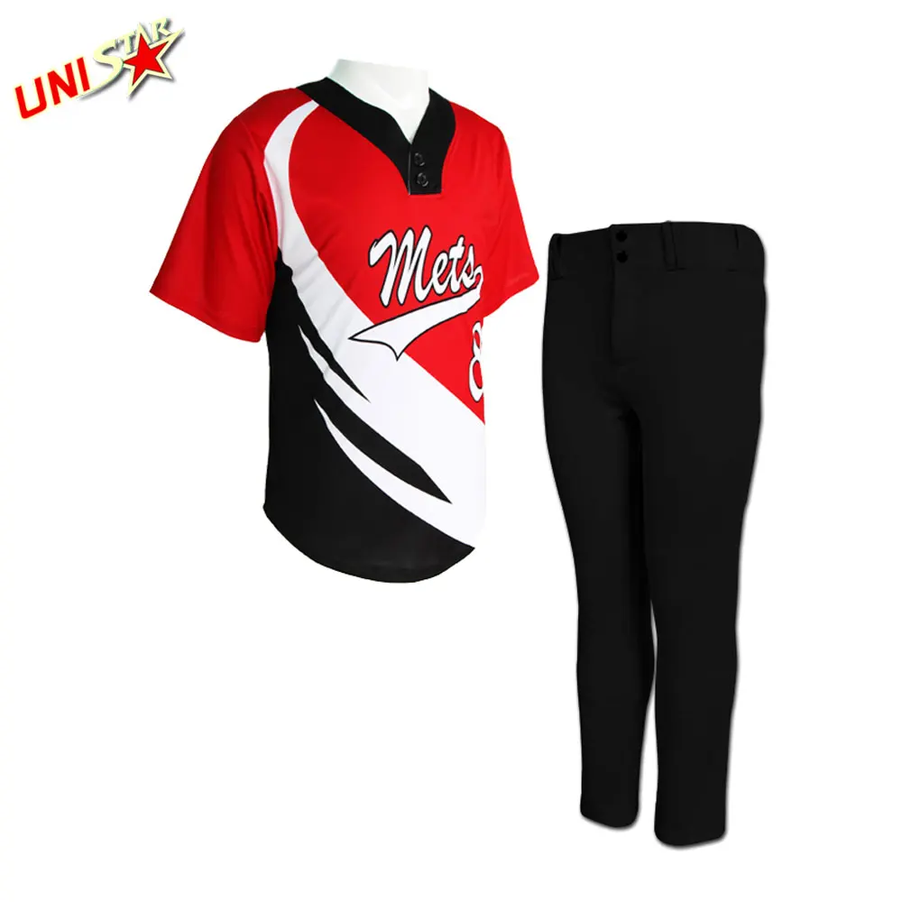 Custom Made Sublimation Baseball Uniform