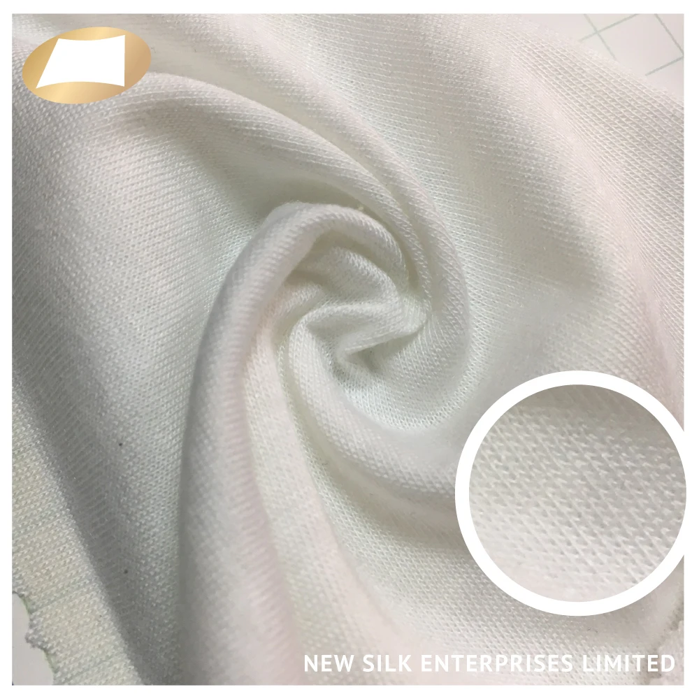  Taiwan textile factory high quality t-shirts cheap 40 cotton 60 modal jersey knit fabric sale