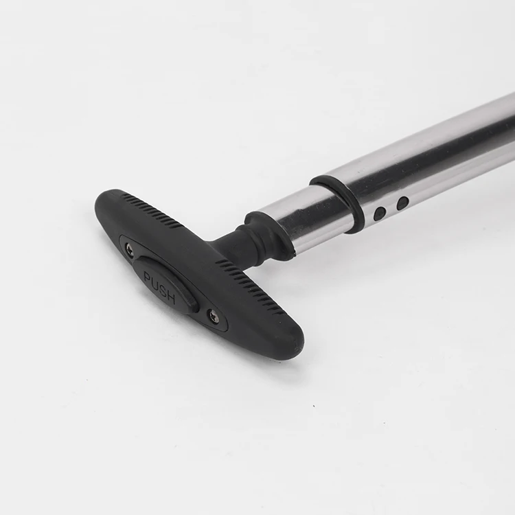 Telescopic Luggage Aluminum Single Trolley Handle With Wheels Travel Bags Handle Parts For School Bag Backpack