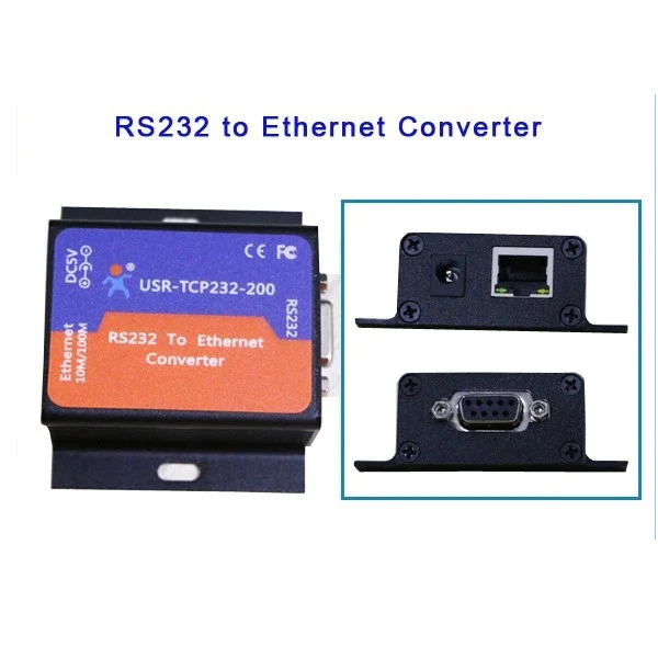 RS232 RS485 преобразователь данных Ethernet TCP/IP