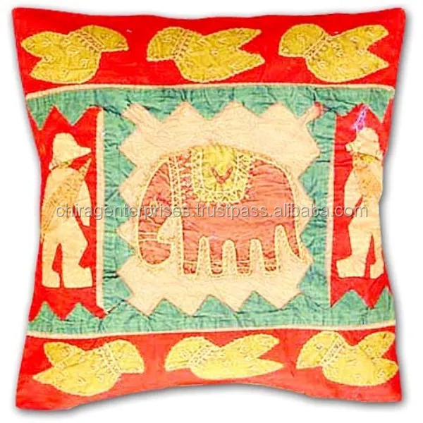Handmade Elegant Style Trendy and Original Indian Beaded Sequins Cushion Pillow Cover Best Wholesale Price In India