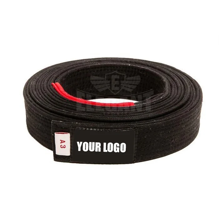 Low MoQ Customized rand Logos Brazilian jujitsu kimonos high quality bjj belt in purple color Women Sports Gear