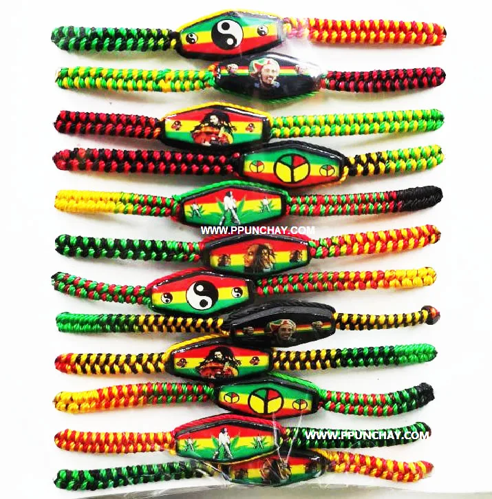 Friendship Bracelet Macrame Rasta  Ppunchay Wholesale lot Peru