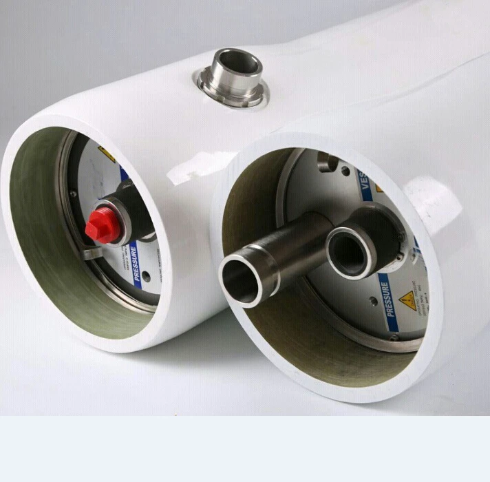 8040 FRP RO Membrane housing1~7 element 300~1200psi  8' inch reverse osmosis membrane pressure vessel