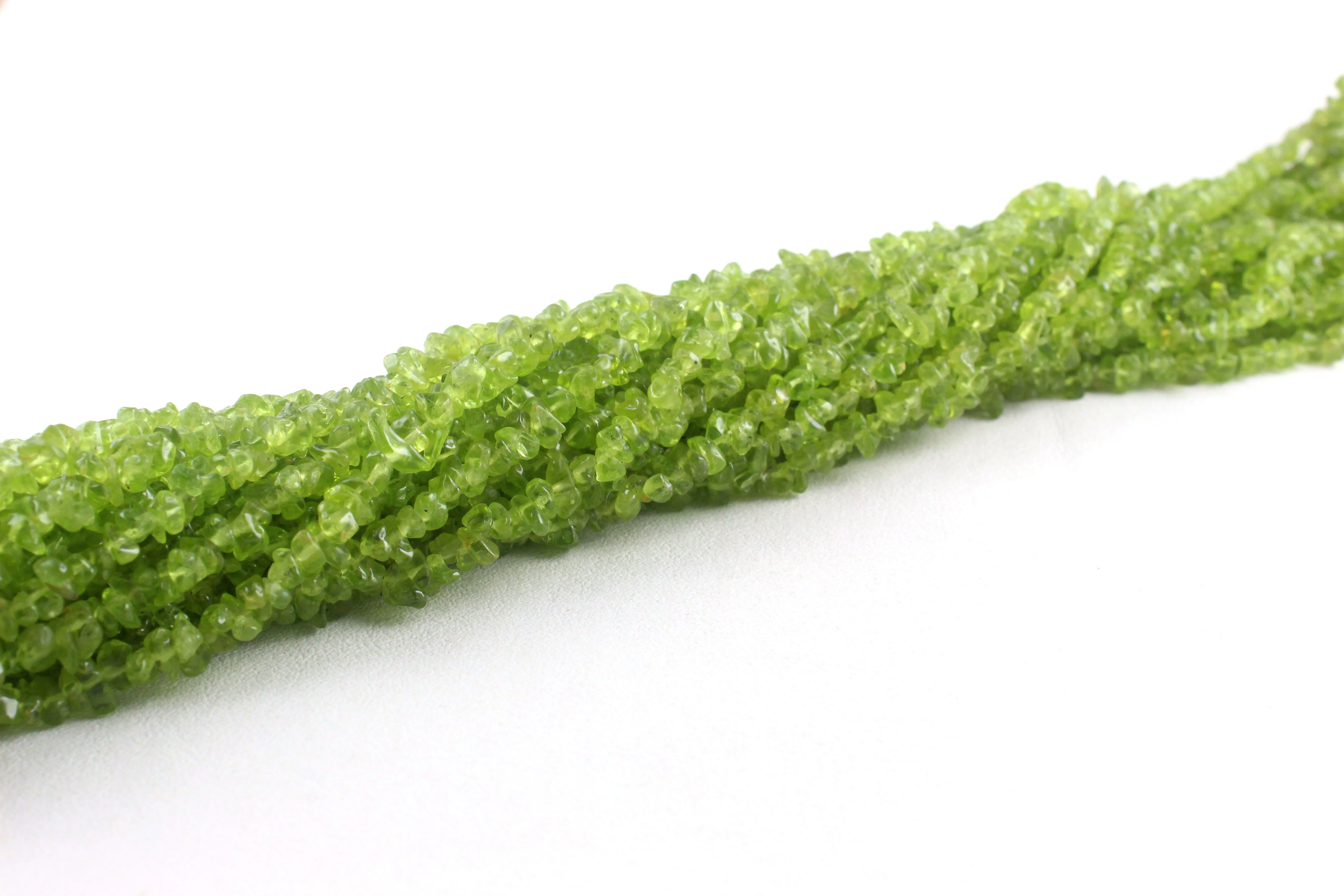 Natural Peridot Gemstone Smooth Uncut Chips Beads Making Green Jewelry August Birthstone Wholesaler jewelry making supplies