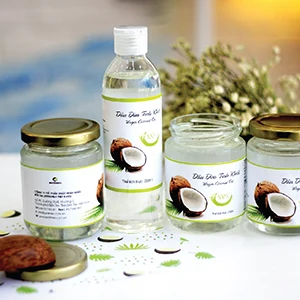 Wholesale Virgin Coconut Oil High Quality in Jar Packing COLD PRESS + CENTRIFUGE - Betrimex - Made in Vietnam - OEM