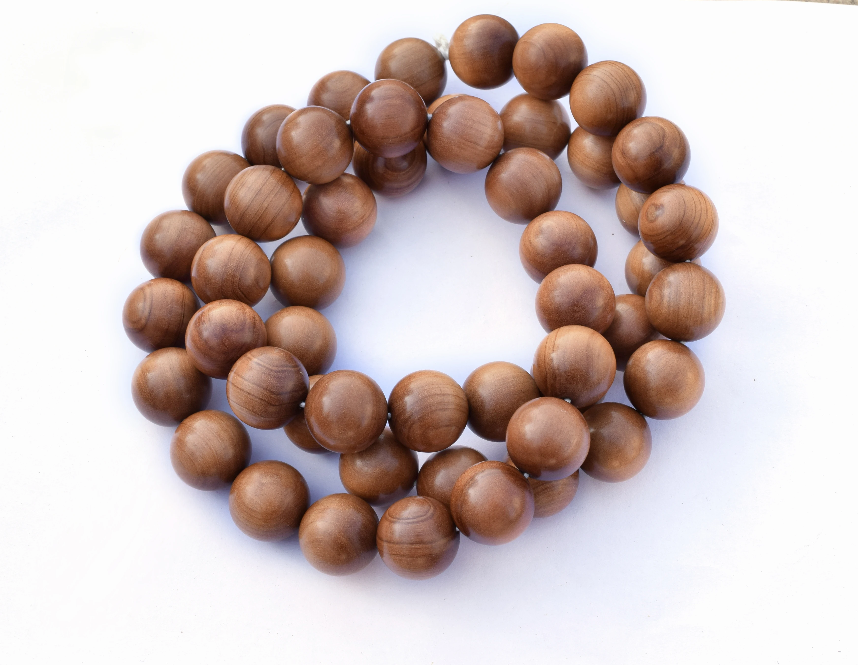 necklace-buddhist beads/sandalwood beads/wood beads