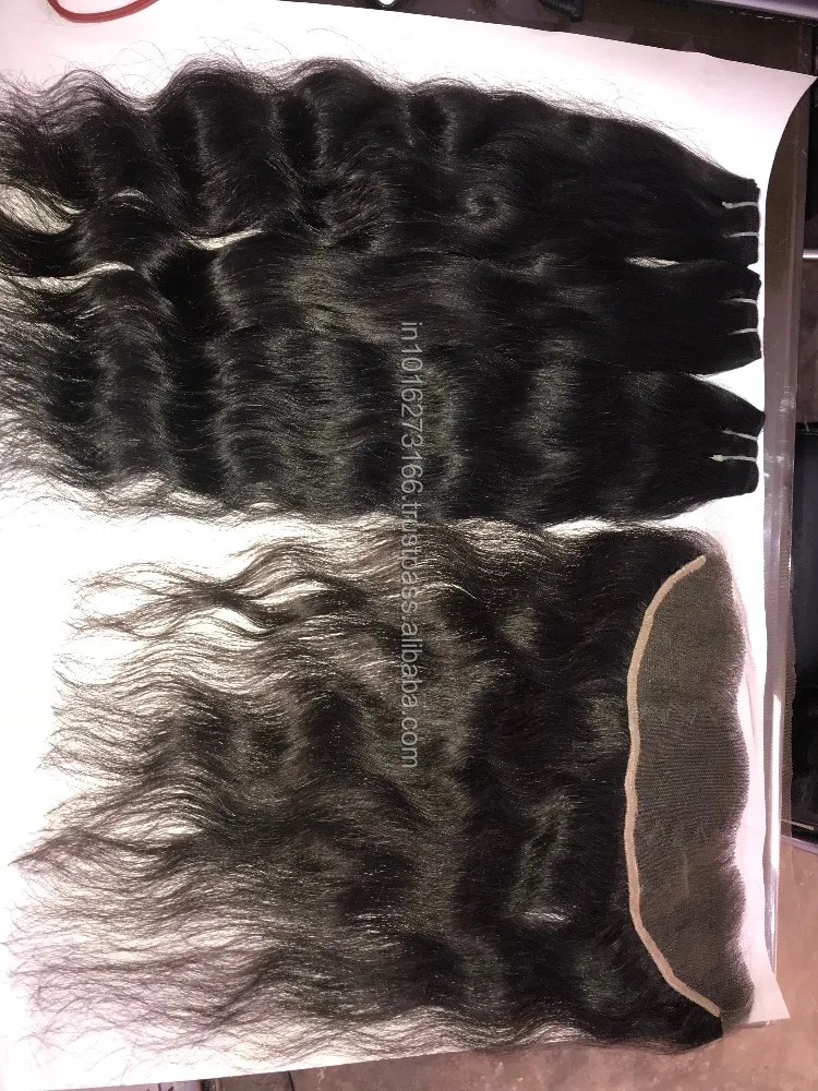 Buy Natural Unprocessed Lace Closure with Frontal Hair For Woman Fashion Hair Wig Manufacture in India Low Prices