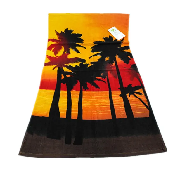 
Cheap wholesales promotional turkish woven sublimation jacquard sand free 100% cotton custom printed beach towel logo 