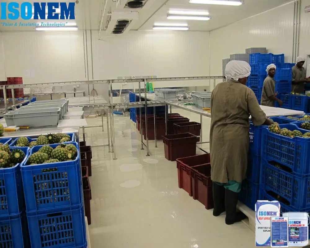 ISONEM SELF LEVELLING - 3K Solvent free based Epoxy Floor Coating for factories, warehouses, garrages, industrial plants,