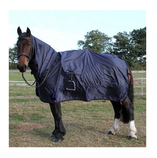 High Quality Equestrian Waterproof Breathable Combo Turnout Horse Rug Horse Racing Supplies Horse Blanket White Winter GUA