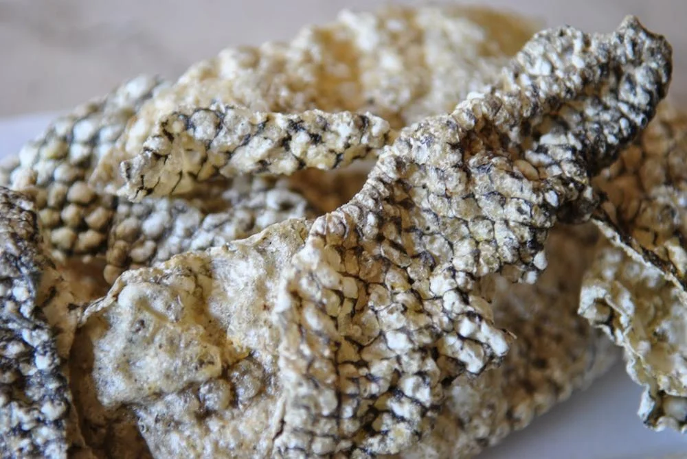 DRIED BASA/TILAPIA FISH SKIN