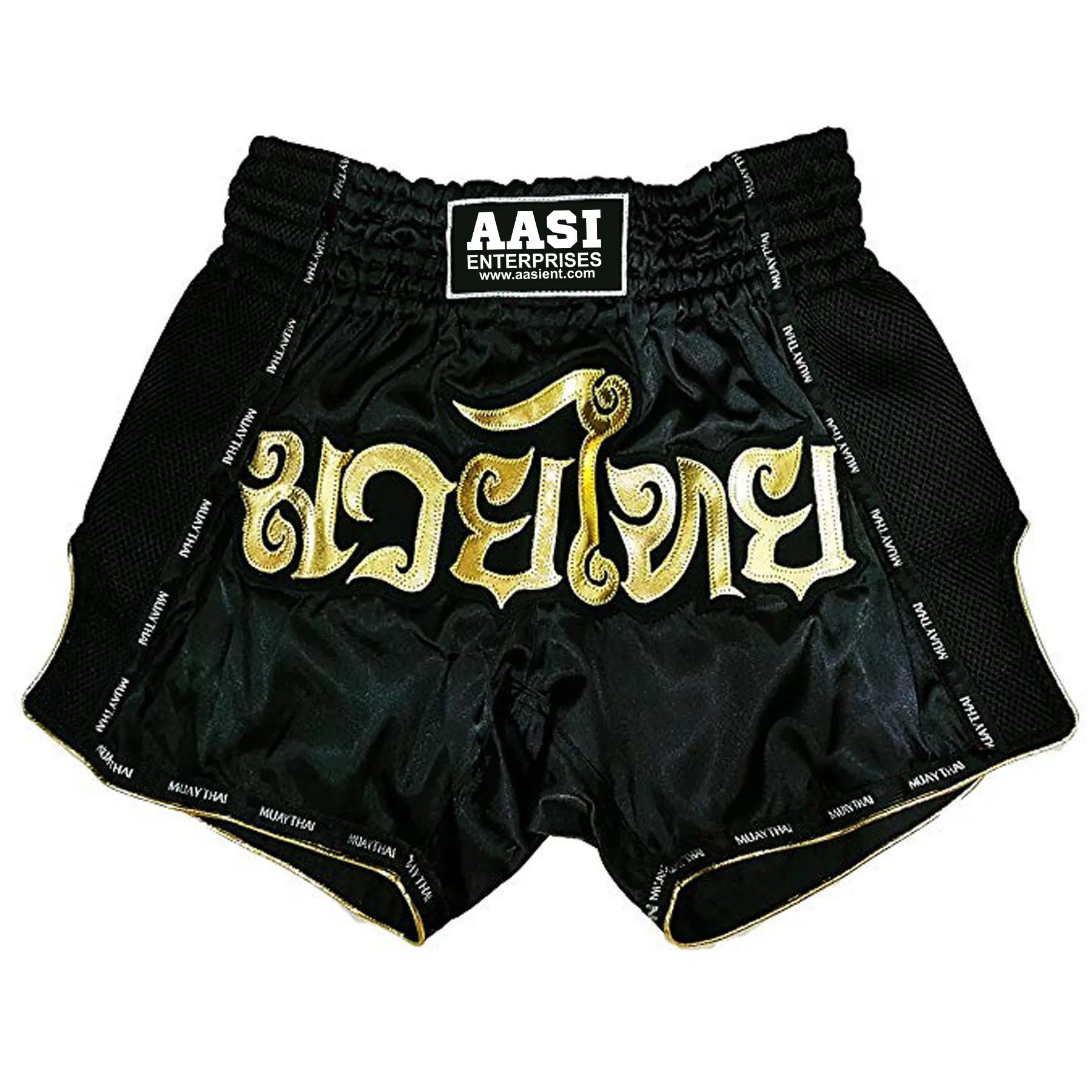 Пользовательская Экипировка Muay Thai шорты индивидуальный логотип шаблон с белыми