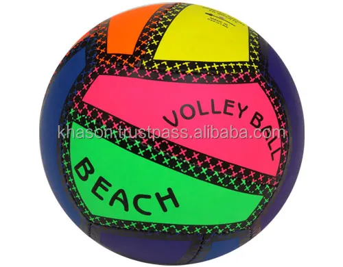 top quality custom design and logo volleyball in PU durable material official size & weight silkscreen printing beach soccer