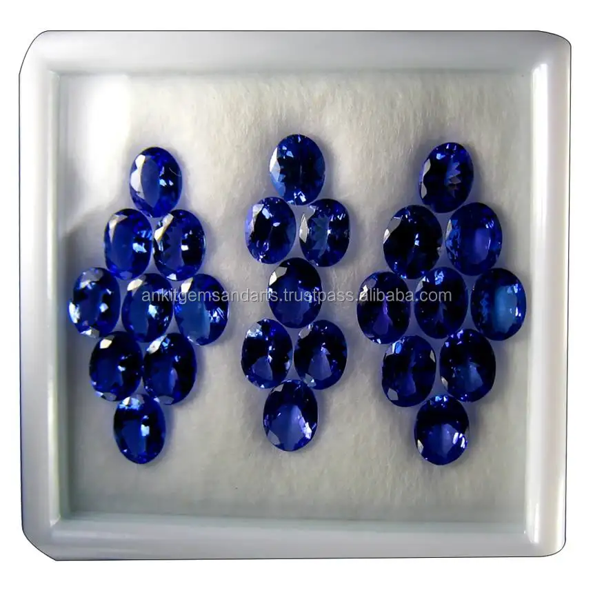 Topmost quality loose oval cut AAA natural tanzanite gemstones
