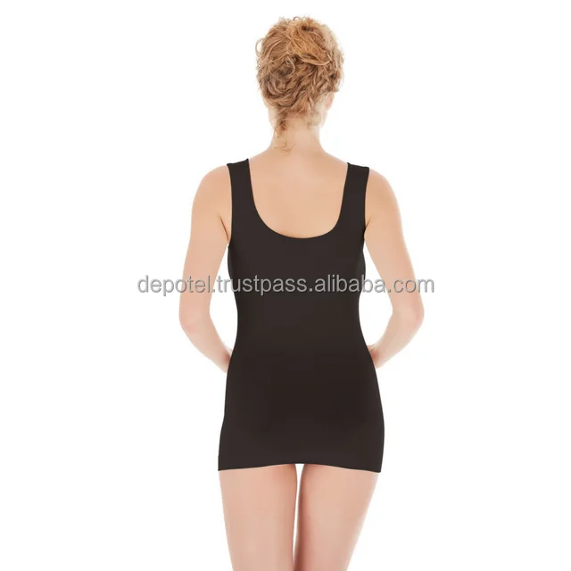 Женские Бесшовные бамбуковое нижнее белье майка на бретелях