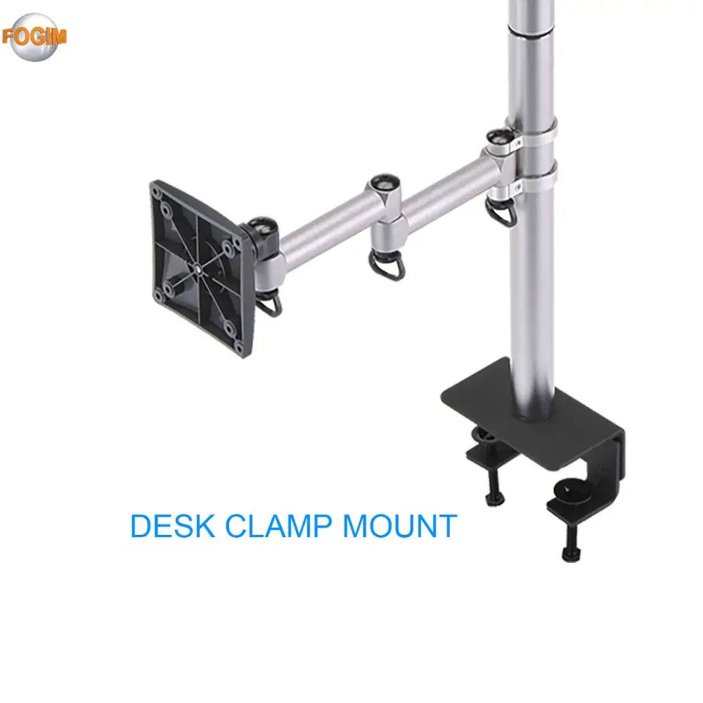 Articulating LCD VESA 75x75 100x100  desk mounts 360 degree adjustable swivel lcd monitor mounts