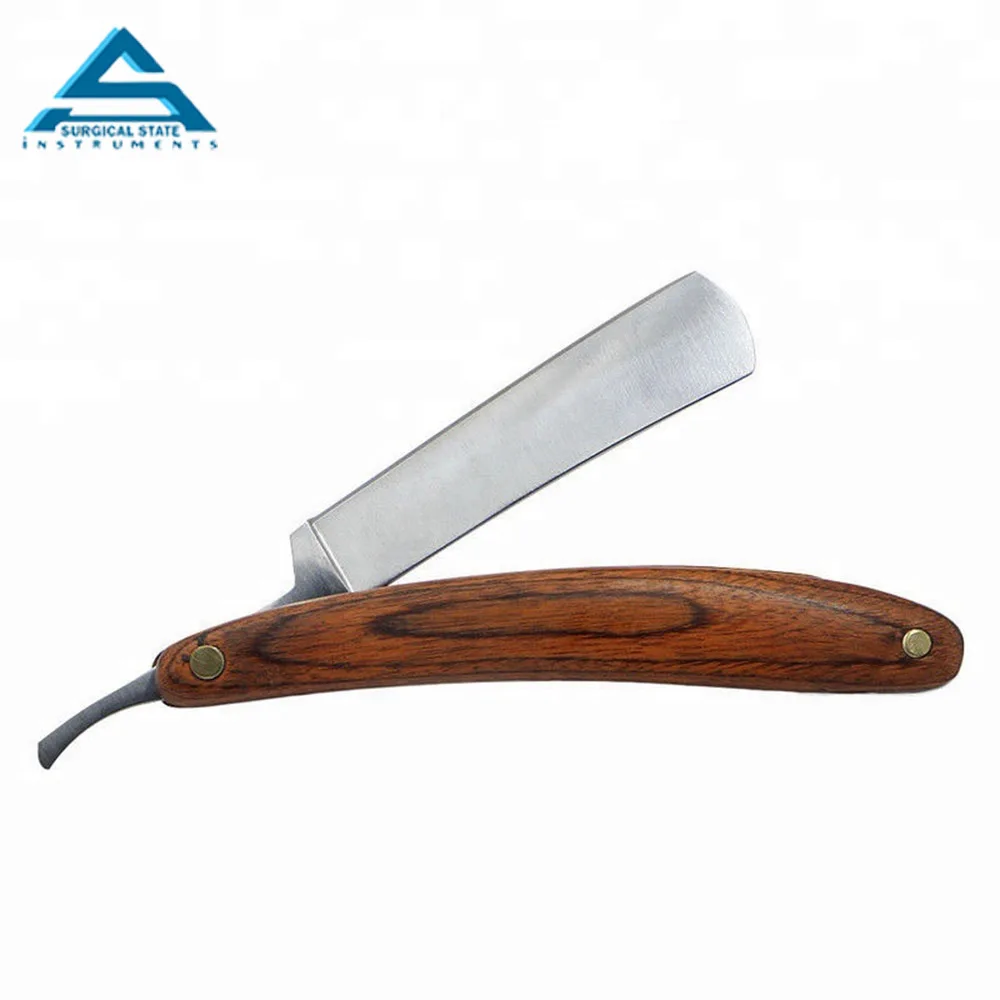 Razor Folding Shaving Wood Handle Barber hair removal razor fashionable razor