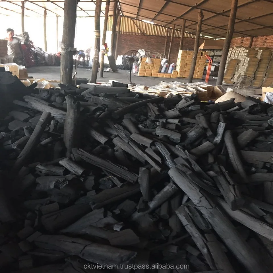 Black Hardwood charcoal 100% NATURE FROM VIETNAM