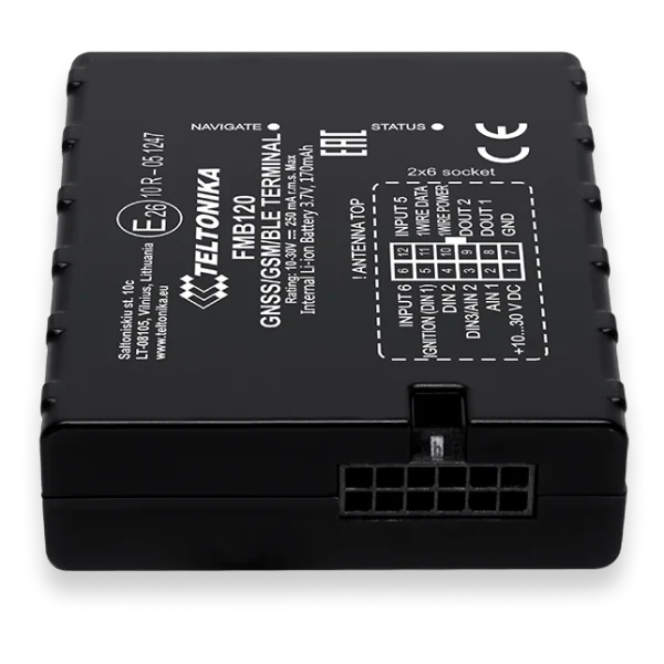 Car GPS Tracker Teltonika FMB120 - vehicle tracker with high quality internal antennas