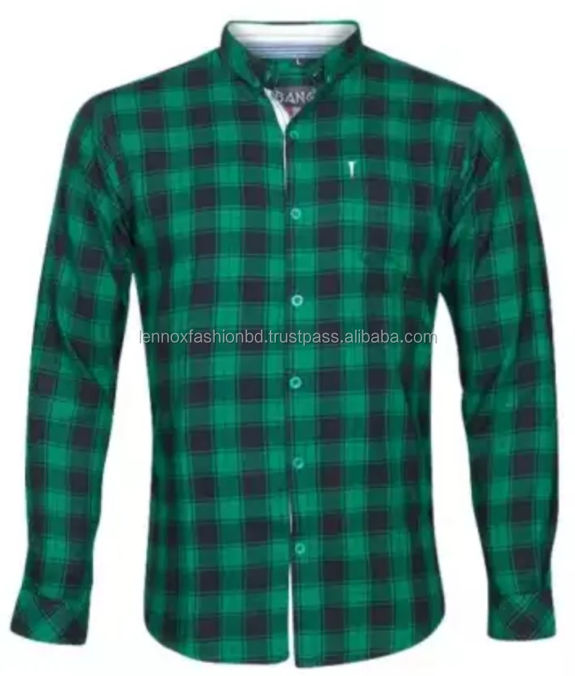 Customized wholesale autumn pure cotton business casual long sleeve Stripe Shirts sell product from Bangladesh