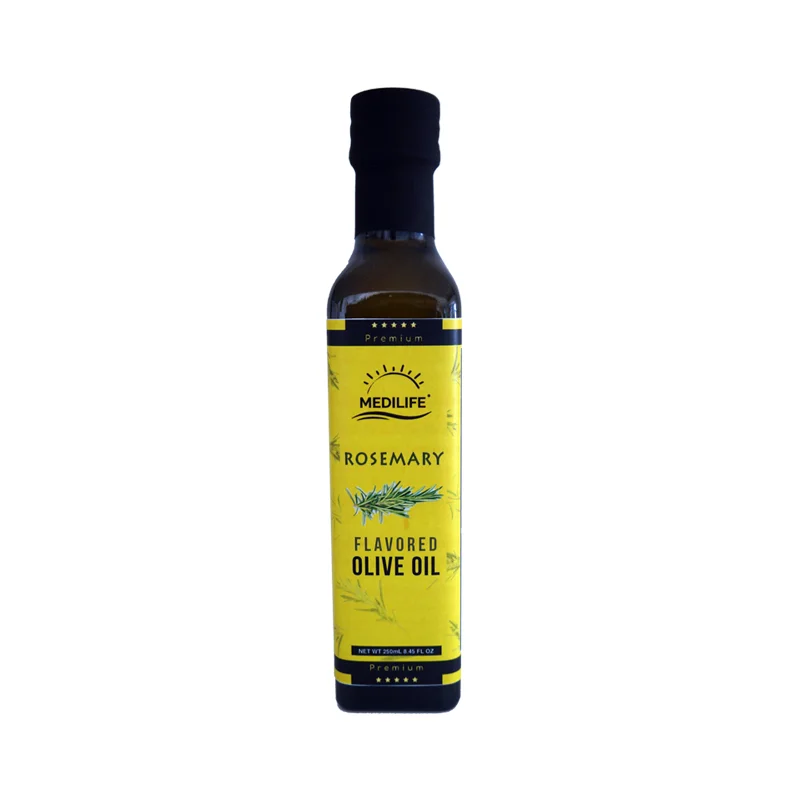 Extra Virgin Flavored Olive Oil with Rosemary, 250 ml. High quality olive oil