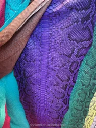 Fashion men genuine python leather travel bag ,leather duffle Bag