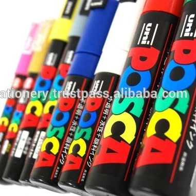  Различные маркеры Uni Posca сделано в