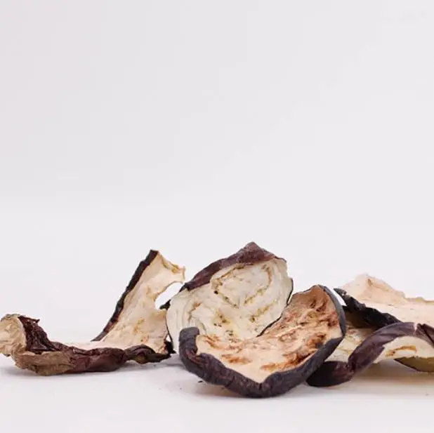 Дегидратирующие овощи продукты Натуральные сушеные ломтики баклажана фрукты