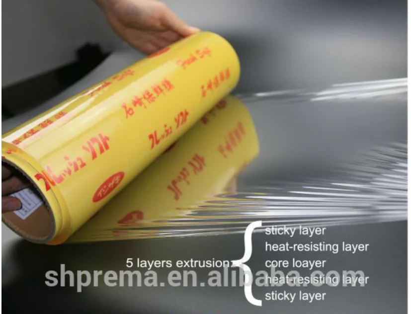 
China Top 5 Honest Manufacturer 8~20 micron Food Grade PVC Cling Film food wrap with Cutter Box 