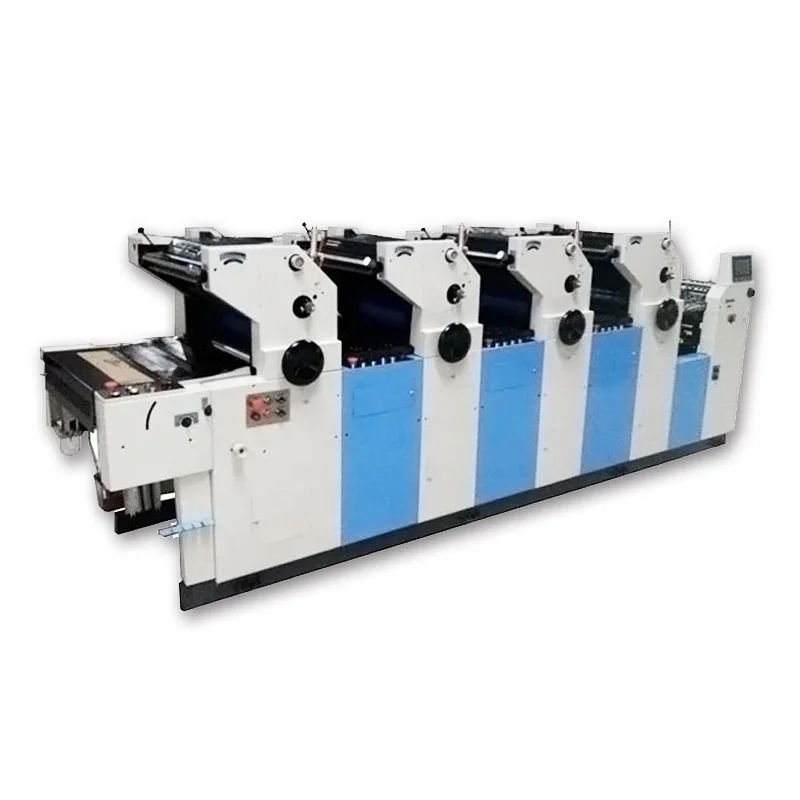 Hot Sale New Four 4 Colour ZR462II Mini Offset Printing Machine Price List Paper Cups 4color Offset Printing Machine