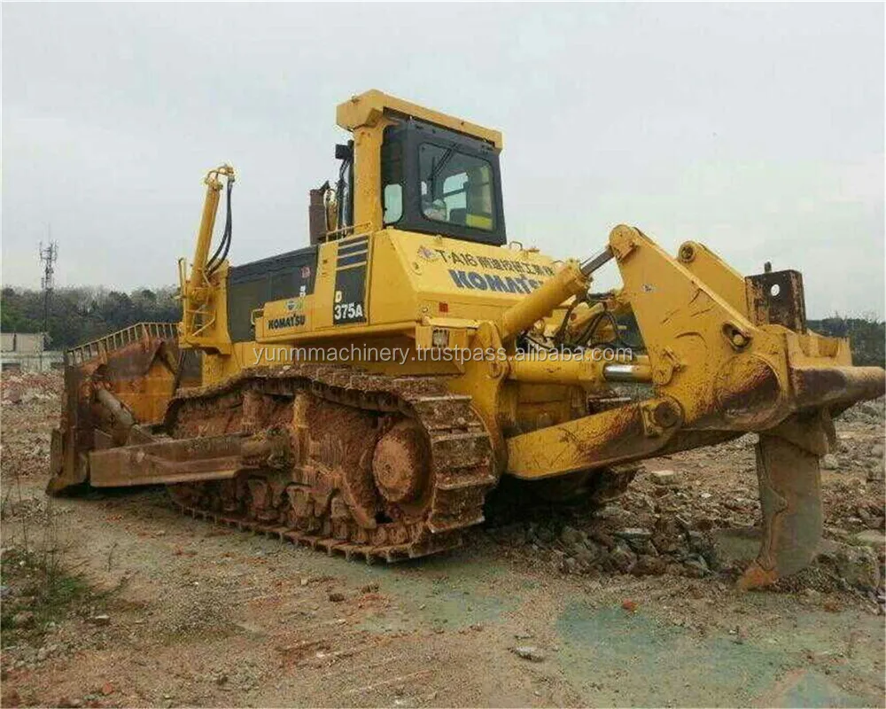 Б/у гусеничный бульдозер Komatsu D375A горячая Распродажа б/у