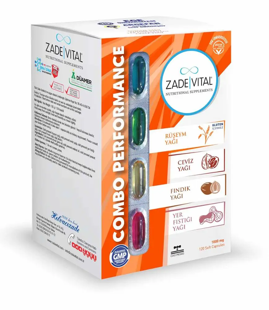 
Combo Performance - Wheat Germ, Walnut, Hazelnut, Peanut Oil - Zade Vital Nutritional Supplements 