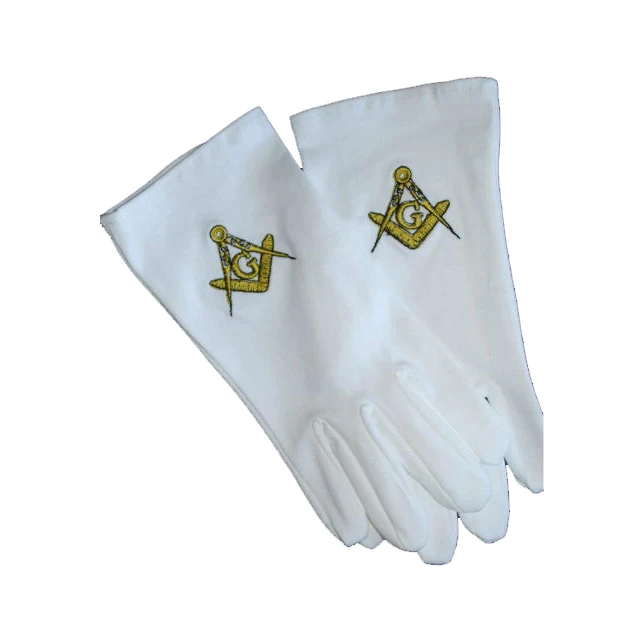 Masonic Cotton Gloves