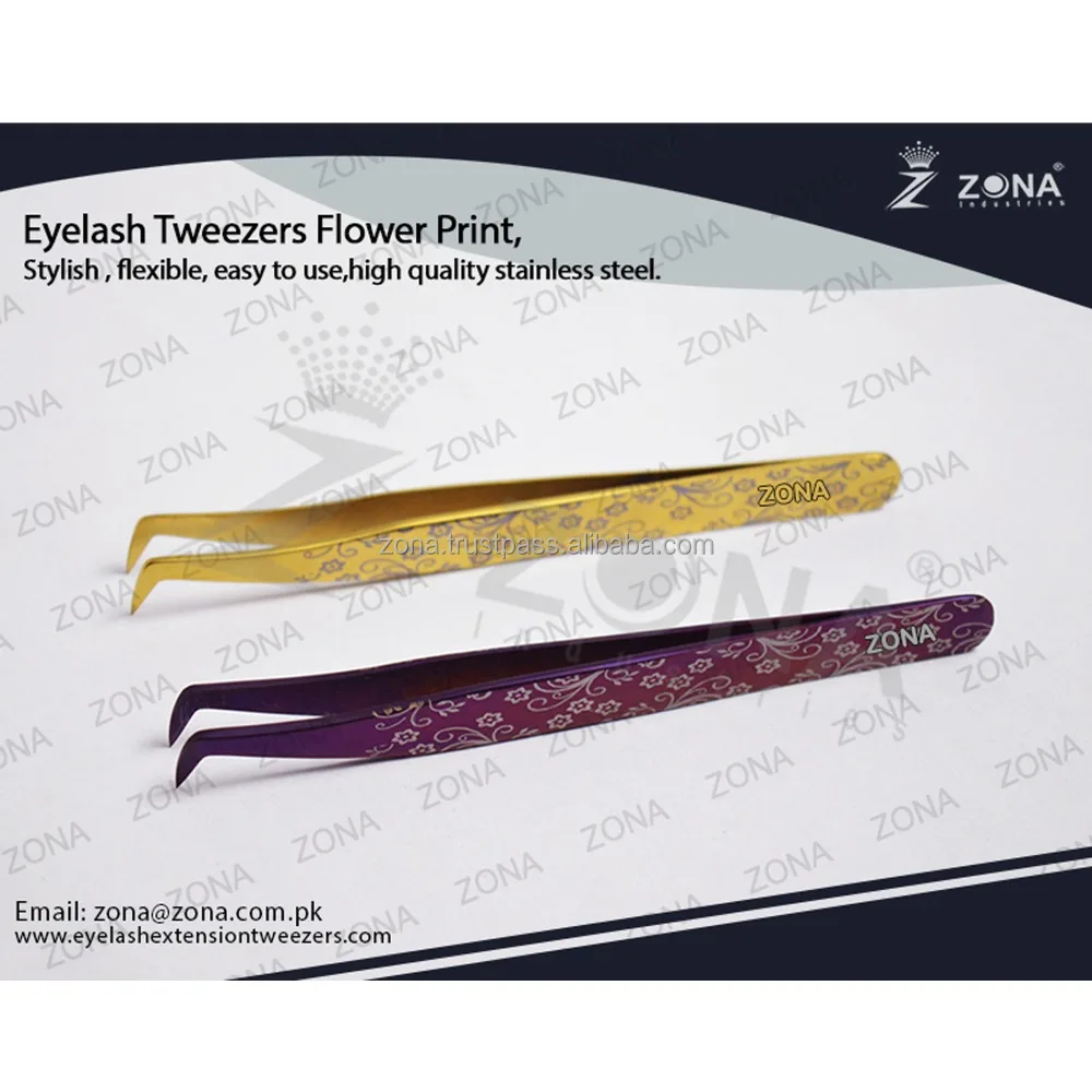 Pakistan Made Eyelash Extension Tweezers / Best Cosmetic Eyelash Tweezers /Fine Tips And Perfect Individual Tweezers