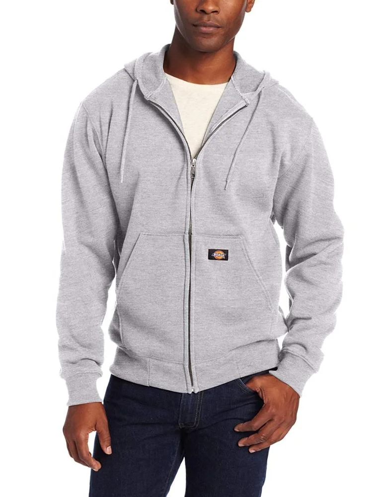 Customizable Fashion Long-Sleeve Fleece Jacket with Hoodie Zippered Design and Lined Collar Fabric Colors in Stock