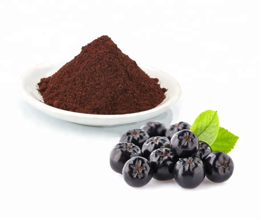 Необработанный порошок Aronia для веганов и сертифицированный органический без глютена | Частная торговая марка | Оптом | Сделано в ЕС