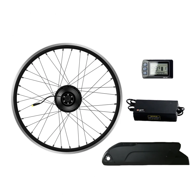 
Waterproof 48V 500W electric bicycle hub motor kit with lithium ion battery 