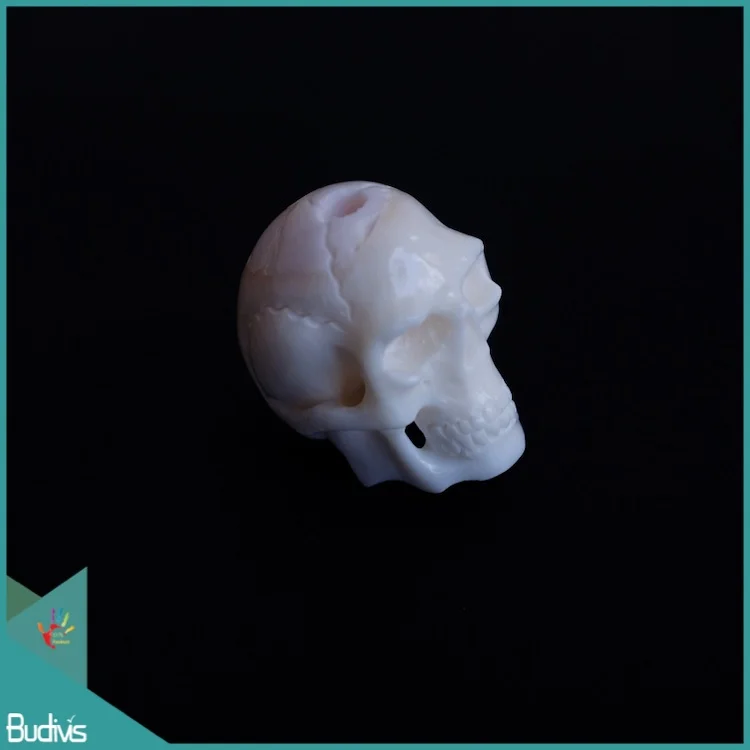 Affordable Ox Bone Craft Skull Beads, Skull Pendant 100% Cow Bone in Handmade Jewelry Making