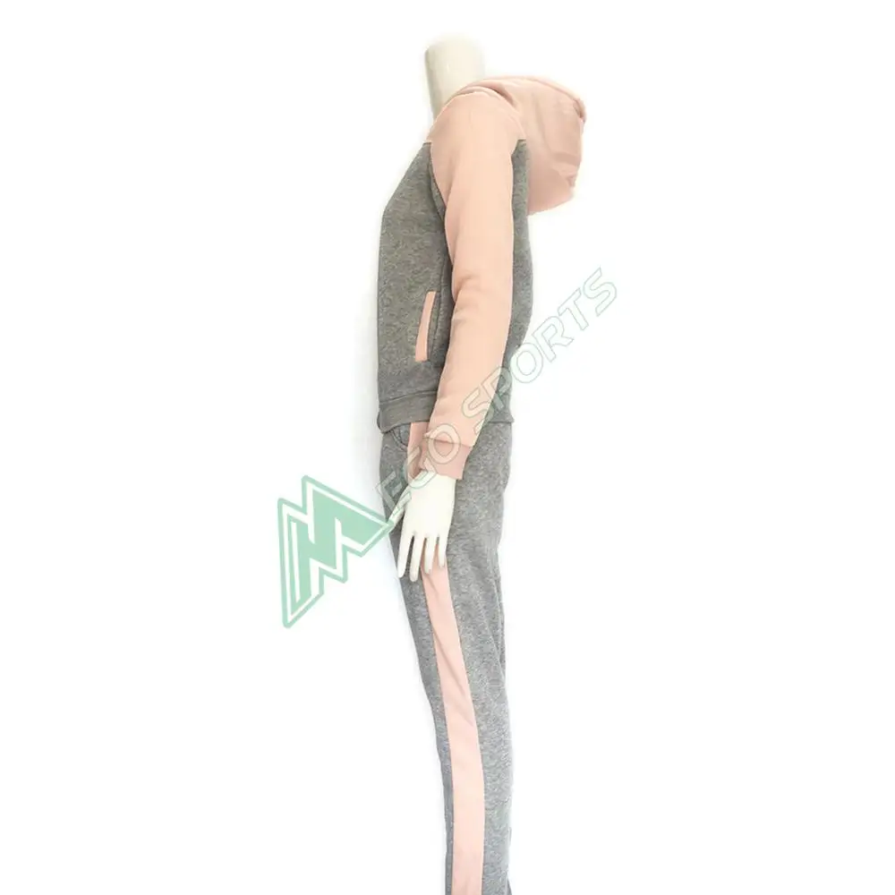 Custom Design Sweatsuit Women 2 Piece Set Women tracksuit Jogger Suit Sexy Long Sleeve Velvet Hoodie Spring Clothes