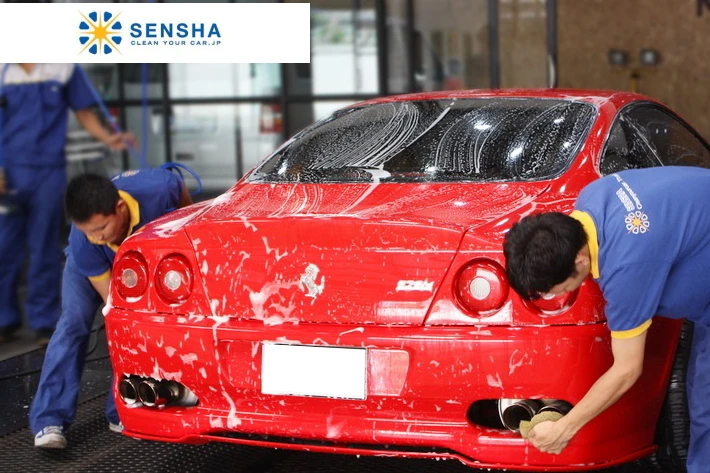 Japan original car wash shampoo BODY CLEAN (high concentrated) 800ml set by SENSHA