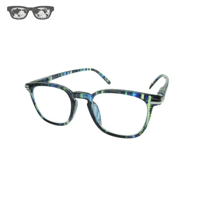 Mens metal spring hinge prescription eye glasses frame
