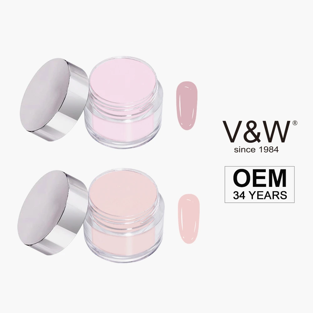 VW OEM 3 in 1 nail Gel match Acrylic Dipping Powder and Polish color set dip powder private label