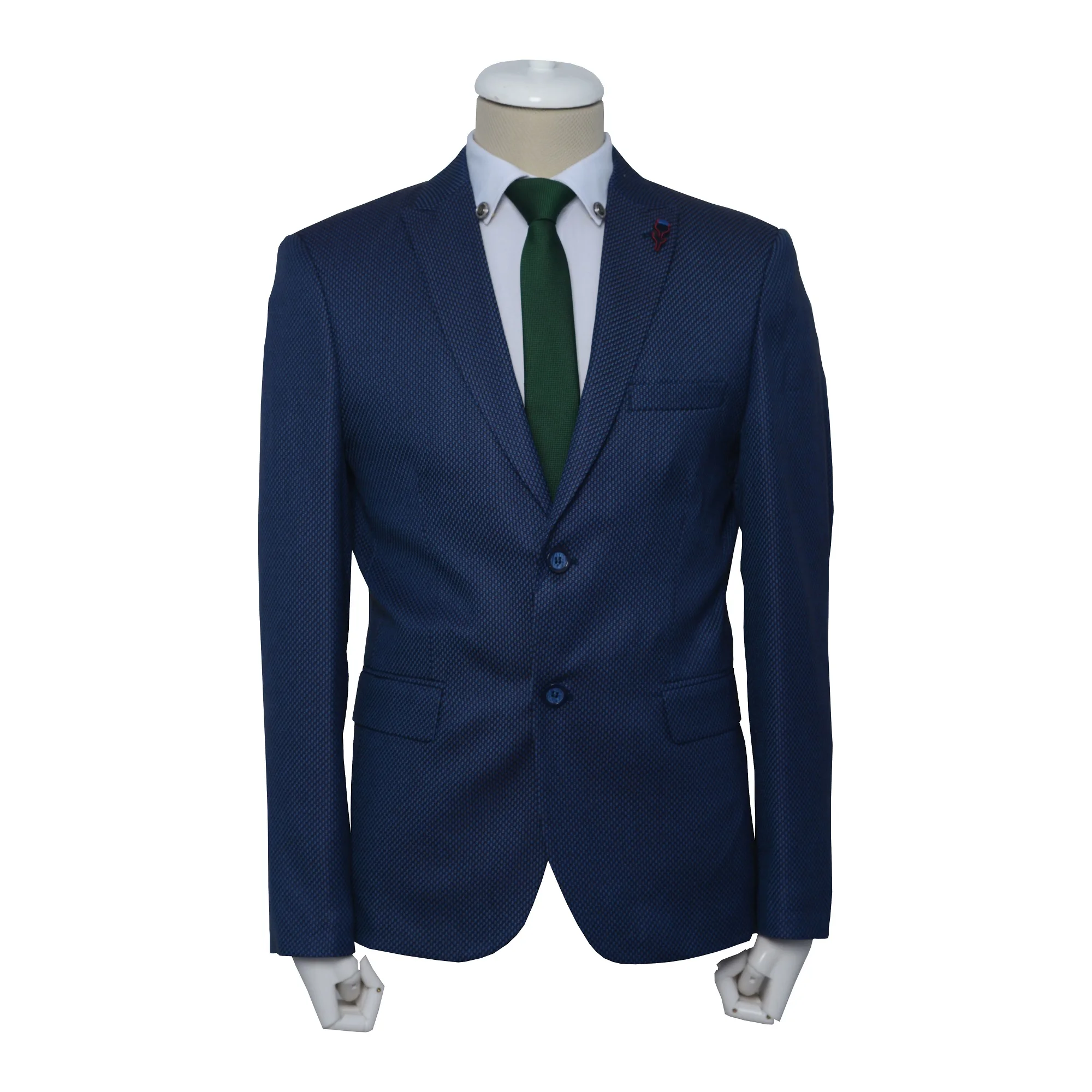 New Turkish Design Fashion Slim Fit Men Navy Tailored Wedding Blazer 2022 fashion  hot selling