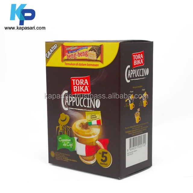 
 Упаковка для мгновенного кофе с использованием дуплексной серой доски Pantone водостойкий лак  