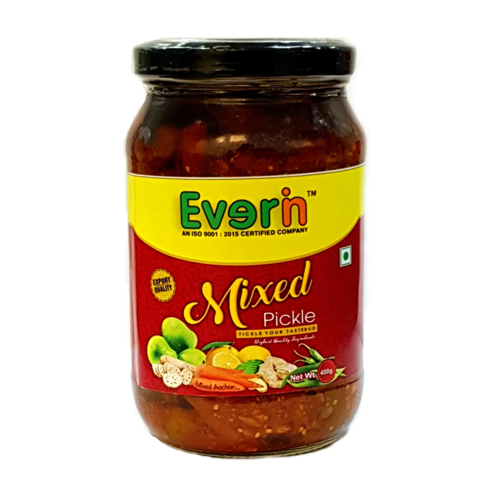 
Mixed PICKLE 400g Glass Jar 